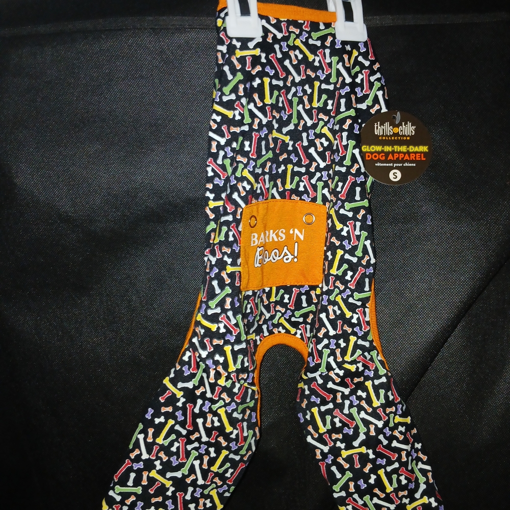 Glow-in-the-Dark Dog Jumpsuit - Multicolor